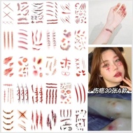 Simulation Wound Sticker Fake Scar Sticker Simulation Scar Sticker Fake Wound Sticker Halloween Part