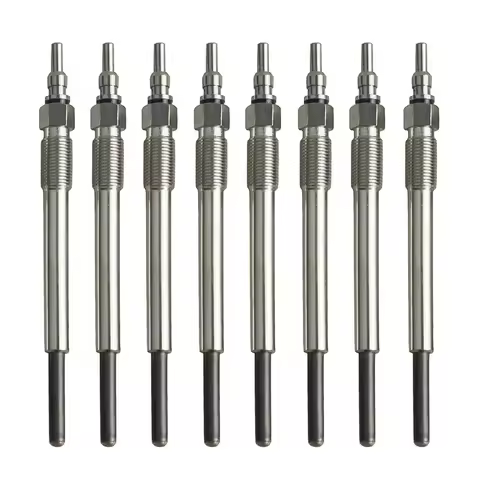 8 Pack Glow Plugs F-250 F-350 E-350 F4TZ-12A342-BA ZD-11 Ignition System Tool For 1995-2003 Ford F25