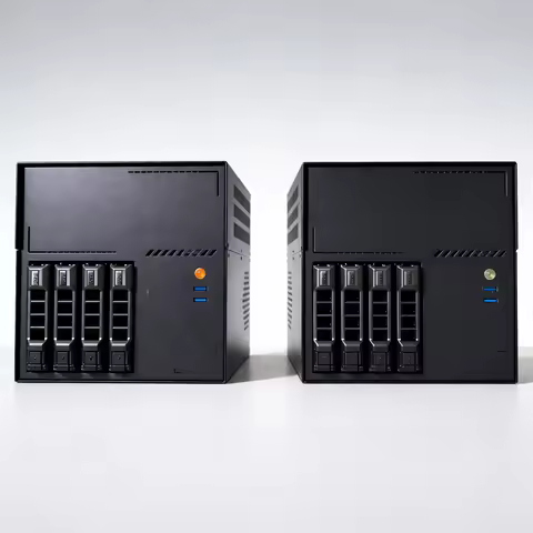 4 Bay NAS Case Hot Swap SATA SAS Enclosure Mini ITX NAS Server Chassis
