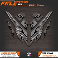 UV TRANSPARENT STRIPING MIO M3 125 IP 32 YAMAHA M3/Z/S 125 CLEAR MATERIAL STICKER MIO 125 2014