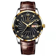 Addies Luxury Brand Genuine Leather Watch for Men Original Automatic Waterproof Seiko5 Wrist Watch D