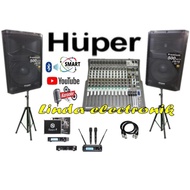 PAKET HUPER JS10 15 INCH MIXER 12 CHANNEL CHAMPION 1