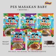 Fawwaz Babyfood Ready To Eat 8m+ | RTE | Makanan bayi sedia untuk makan