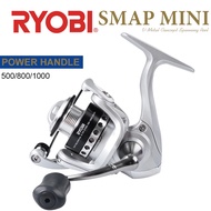 RYOBI SMAP MINI 500 800 1000 Fishing Wheel Spinning Reel 3+1BB gear ratio 5.2:1 max drag 3kg Metal S