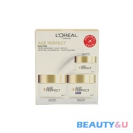 LOREAL Age Perfect Programme Anti Aging Set : 1.Day Cream 2.Eye Cream 15ml 3.Night Cream 50ml