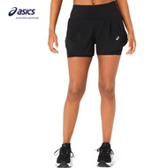 ASICS Women ROAD 2-N-1 3.5IN SHORT in Performance Black/Performance Black