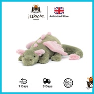 ตุ๊กตา Jellycat Malachy Dragon (50cm/66cm) Stuffed toy นุ่มและเป็นมิตรกับผิว ไม่หลุดร่วงง่าย jellyca