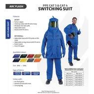 ARC FLASH SUIT 33KV/45 CAL CHARGEMAN SUIT SWITCHGEAR SUIT SIRIM DOSH APPROVED