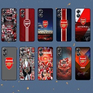 for OPPO F1s F1 Plus F3 F5 F7 F9 F11 F15 Pro Arsenal FC Soft black TPU phone case