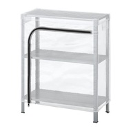 Steel Rack With Cover Indoor Outdoor HYLLIS Shelving With Cover 60x27x74