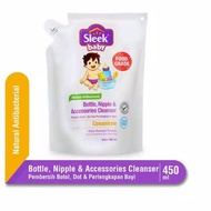 Sleek baby bottle nipple / 450ml baby bottle Cleaner