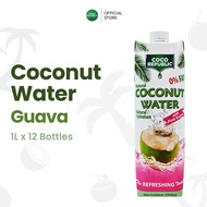 [BUNDLE OF 2] Coco Republic Coconut Water - Guava (1L x 24 Bottles)