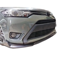 【hot sale】 XHQP-FS006 Front Bumper Lip Chin Diffuser Matte Black for TOYOTA Vios 2014-2021 Gen3 and