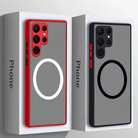 For Magsafe Magnetic Phone Case For Samsung Galaxy S26 S25 S24 S23 S22 S21 Ultra Plus FE Edge A56 A5