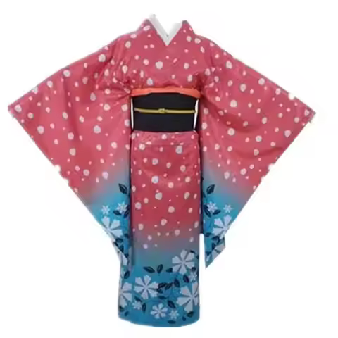 Anime Kimetsu No Yaiba Cosplay Costumes Koyuki Uniform Kimono Akaza cosplay costume for women