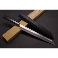 🇯🇵堺孝行 白虎 四神系列 白一鋼 劍形柳刃 270mm 附黑石目鞘 💓 黑檀八角柄 💓 日本高級廚刀 💓 sakai takayuki