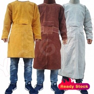 ✨Ready Stock✨ Pakaian kerja kimpalan Safety Work Jacket Cowhide welding suit, welder's apron, one-pi