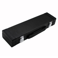 WOTAO แบบพกพา Gig Bag กล่องหนังสำหรับ Western Concert Flute พร้อมหัวเข็มขัดโฟมผ้าฝ้ายเบาะ