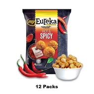 12 Packs Eureka Hot & Spicy Popcorn 80g Alluminium Pouch Pack HALAL
