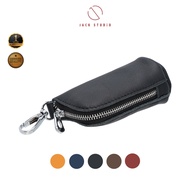 Jack Studio Genuine Cow Leather Zipper Closure Keychain Wallet - JK40154