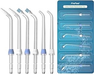 Replacement Heads for Waterpik Water Flosser (2 Classic Jet Tips &amp; 2 Orthodontic Tips &amp; 2 Plaque Seeker Tips)