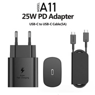 GERLAX A11 Charger 25W PD Adapter USB-C To USB-C Cable 5A Travel Adapter