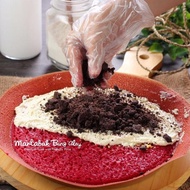Martabak manis red velvet oreo