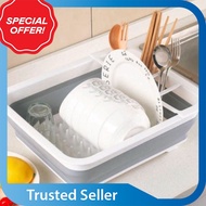 BEST SELLER [ Local Ready Stocks ] iGOZO Collapsible Dish Drainer Home Kitchen Pinggan Mangkuk Rumah Dapur Kering Singk