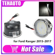 Tehauto 2x Bright White 18smd LED กระจกมองข้างไฟบ่อสำหรับ Ford Ranger 2015-2017