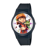 Child watches character BoBoiBoy cute