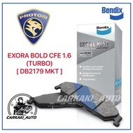 PROTON EXORA BOLD CFE 1.6 (TURBO) ~ FRONT BRAKE PAD (1SET) BENDIX METAL KING TITANIUM (MKT) [ DB2179
