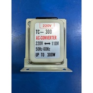 TC-300 AC Converter Step Up Down Home Use Portable Type Transformer 220V 110V 50Hz-60Hz up to 300W