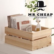 Pine Wood Books Storage Crate / Storage Box / Storage Crates / Home Decor / Home Storage