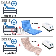 Ready Stock🔥 Medical Home Care Hospital Nursing Bed with Mattress Tilam Katil Ripple_Air Mattress MBB5
