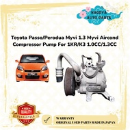 Toyota Passo/Perodua Myvi 1.3 Myvi Aircond Compressor Pump For 1KR/K3 1.0CC/1.3CC