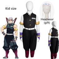 NEW Anime Uzui Tengen Full Set for Kids Boys Girls Halloween Christmas Party Cosplay Costumes Gift f