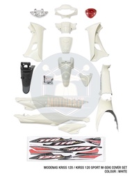 MODENAS KRISS 120 KRISS120 KRISS 120 SPORT KRISS120 SPORT M SEKI MSEKI COVER SET BODY COVERSET WITH