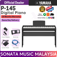 Yamaha P145 Black 88 Keys Digital Piano Package A ( P-145 / P 145 / p145 / p145b )