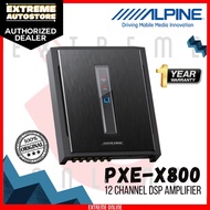 Alpine PXE-X800 12-Channel Digital Signal Processor with Amplifier