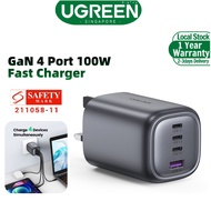 UGREEN Nexode 100W USB C Charger Plug 3/4Port GaN Type C Fast Wall Power Adapter also Supports 65W 4