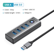 4 cổng USB hub ORICO USB 3.0 Hub 5gbps Bộ chia USB cổng USB Expander cho máy tính xách tay Xbox ổ đĩ