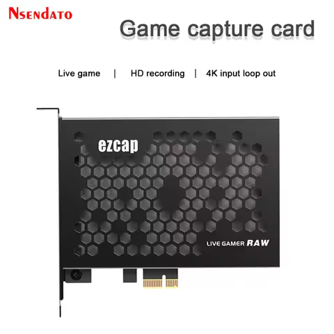 ezcap 324B PCIE HDMI video Game board capture Card switch Loop 4k 30fps HDMI Video capture TV Tuner 
