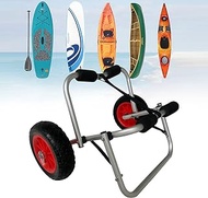 Kayak Trailer Transport Trolley, Aluminum Kayak Cart, Quick Assembly, for Canoe, Surfboard, Folding Boat, Surfcart, Boat Trailer