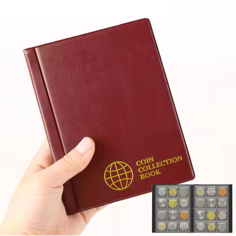 120 Pocket Coin Collecting Bookshelf Display Organiser for Coin Collectors Coin Album Collecting Sto