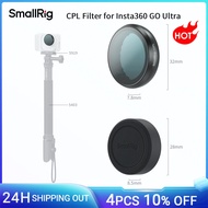 SmallRig CPL Filter for Insta360 GO Ultra with Silicone Lens Cover Rainbow High-Alumina Glass 6087