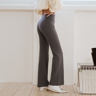 CC.DAILY-Belly-Narrowing High Elastic Warm Flared Pants (Two Colors) -Wemale [K2CO039] Flared Pants 