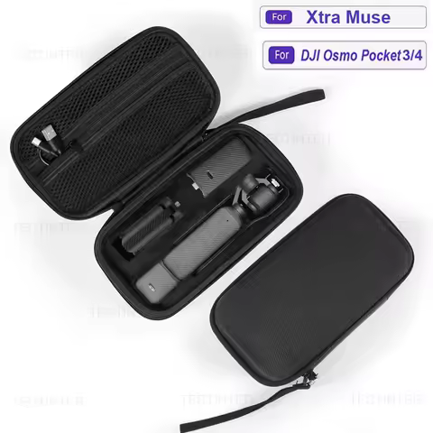 Carrying Case For DJI OSMO Pocket 3/4/Xtra Muse Accessories Travel Pouch Storage Bag EVA Shell with 