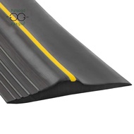 Universal Garage Door Bottom Threshold Seal Strip Weatherproof Rubber (10Ft, Black)