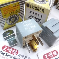1-4 pcs universal Relay 24V 20A 20W Flosser Germany R4142 4 Pins / R4252 Bosch 0332 019 203 5 Pins E