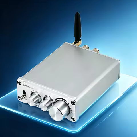 YJCO HiFi Sound Power Amplifier TPA3250 2.0 Channel 130Wx2 Bluetooth 5.0 Stereo Audio Amp for Home T